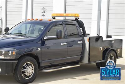 2006 Dodge Ram 3500 SLT QUAD 5.9L DIESEL 6SPD MANUAL FLAT BED DUALLY   - Photo 7 - Stafford, TX 77477