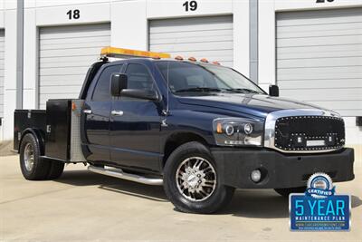 2006 Dodge Ram 3500 SLT QUAD 5.9L DIESEL 6SPD MANUAL FLAT BED DUALLY   - Photo 1 - Stafford, TX 77477