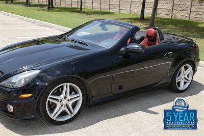 2011 Mercedes-Benz SLK 300 ROADSTER BLK/RED INT 78K LOW MILES NICE   - Photo 8 - Stafford, TX 77477