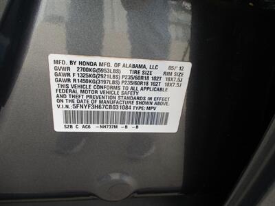 2012 Honda Pilot EXL   - Photo 12 - Santa Fe, TX 77510