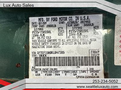1989 Ford F-150 S   - Photo 25 - Woodinville, WA 98077