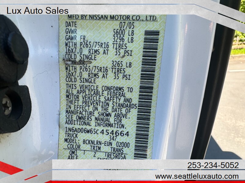 2005 Nissan Frontier Nismo - Photo 34 - Woodinville, WA 98077
