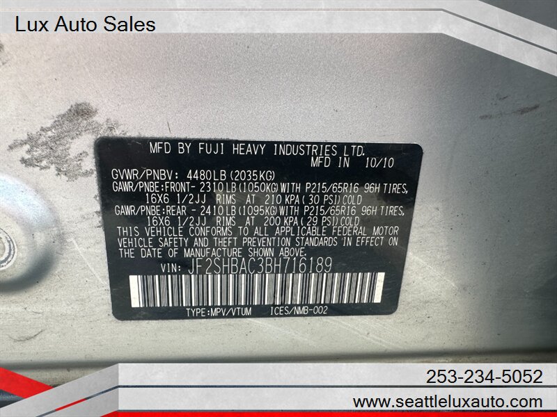 2011 Subaru Forester 2.5X - Photo 29 - Woodinville, WA 98077