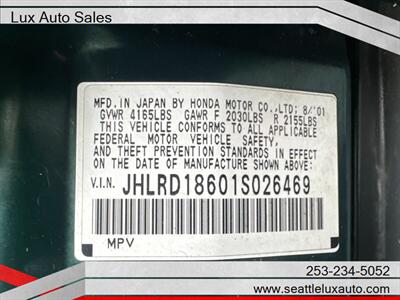 2001 Honda CR-V EX   - Photo 31 - Woodinville, WA 98077