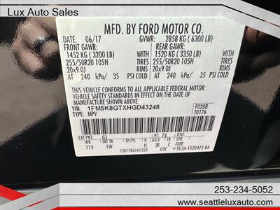 2017 Ford Explorer Sport   - Photo 37 - Woodinville, WA 98077