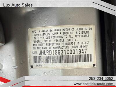 2001 Honda CR-V EX   - Photo 26 - Woodinville, WA 98077