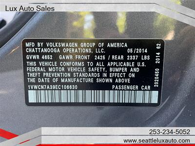 2014 Volkswagen Passat 2.0L TDI SEL Premium   - Photo 27 - Woodinville, WA 98077