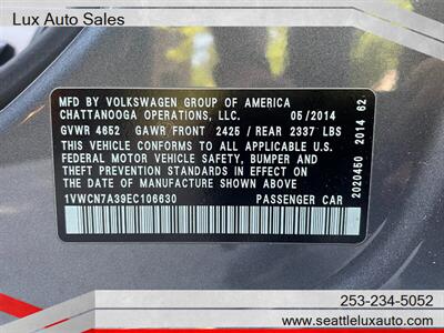 2014 Volkswagen Passat 2.0L TDI SEL Premium - Photo 27 - Woodinville, WA 98077