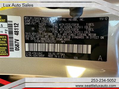 2013 Toyota Sienna XLE 7-Passenger   - Photo 32 - Woodinville, WA 98077