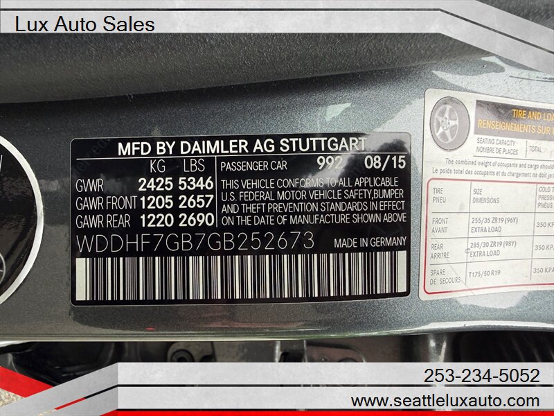 2016 Mercedes-Benz AMG E 63 S - Photo 20 - Woodinville, WA 98077