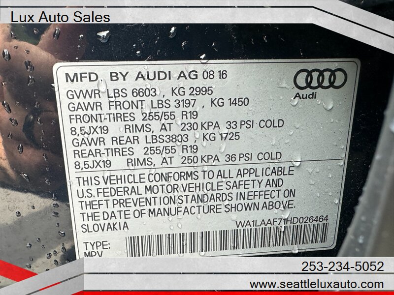 2017 Audi Q7 3.0T quattro Premium - Photo 37 - Woodinville, WA 98077