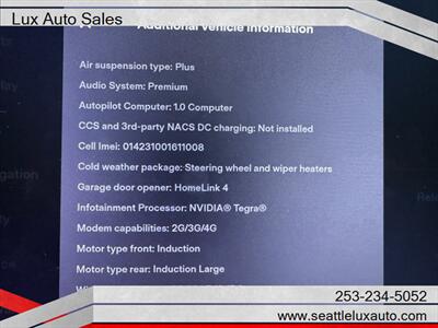 2014 Tesla Model S P85D Jump seats  Free Supercharge - Photo 28 - Woodinville, WA 98077