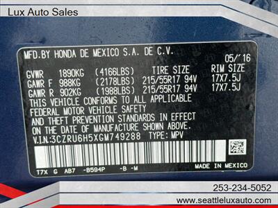 2016 Honda HR-V EX - Photo 36 - Woodinville, WA 98077