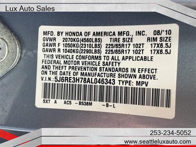 2010 Honda CR-V EX-L   - Photo 20 - Woodinville, WA 98077