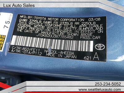 2008 Toyota Prius Standard   - Photo 17 - Woodinville, WA 98077