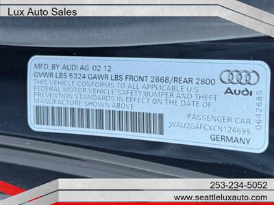 2012 Audi A7 3.0T quattro Prestig - Photo 22 - Woodinville, WA 98077