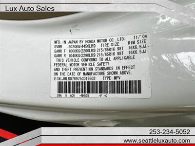 2005 Honda CR-V Special Edition   - Photo 25 - Woodinville, WA 98077