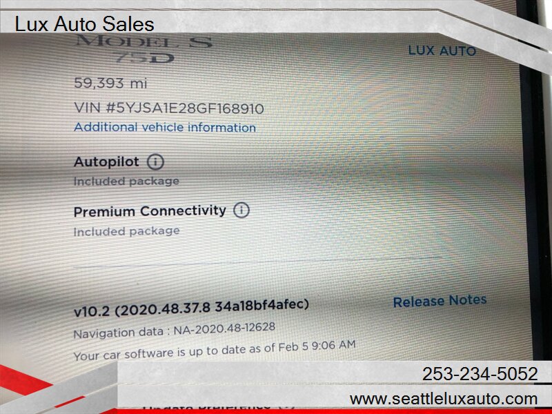 2016 Tesla Model S 75D - Photo 29 - Woodinville, WA 98077