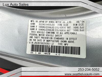 2005 Honda CR-V EX   - Photo 29 - Woodinville, WA 98077