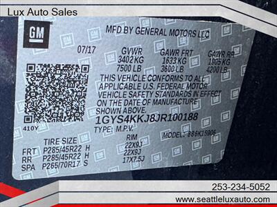 2018 Cadillac Escalade Platinum  Platinum - Photo 36 - Woodinville, WA 98077