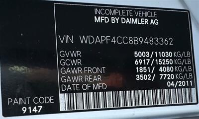 2011 Mercedes-Benz Sprinter 3500  15 FT BOX TRUCK - Photo 12 - San Jacinto, CA 92583