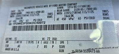 2019 Ford E350 Super Duty Cutaway Cutaway Van 2D  16 FT BOX TRUCK - Photo 8 - San Jacinto, CA 92583