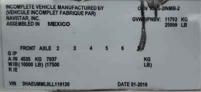 2020 International MV607 106  26 ft BOX TRUCK - Photo 13 - San Jacinto, CA 92583