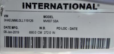 2020 International MV607 106  26 ft BOX TRUCK - Photo 12 - San Jacinto, CA 92583