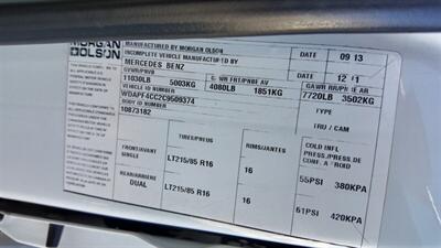 2012 Mercedes-Benz Sprinter 3500 Cab & Chassis 170 " WB Cab & Chassis 2D 14FT BOX TRUCK - Photo 14 - San Jacinto, CA 92583
