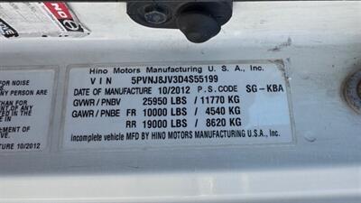 2013 HINO 268 CAB & CHASSIS CAB & CHASSIS   - Photo 10 - San Jacinto, CA 92583