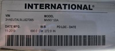 2020 International MV607 106  26 ft BOX TRUCK 260HP 3000 ALLISON - Photo 7 - San Jacinto, CA 92583