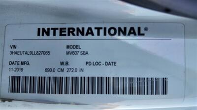 2020 International MV607 106 26 ft BOX TRUCK 260HP 3000 ALLISON - Photo 11 - San Jacinto, CA 92583