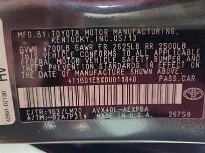 2013 Toyota Avalon Hybrid XLE Premium   - Photo 27 - West Chester, PA 19382