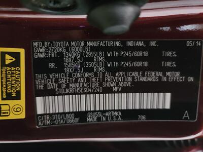 2014 Toyota Highlander XLE   - Photo 30 - West Chester, PA 19382