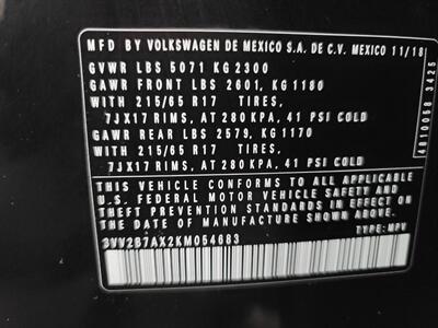 2019 Volkswagen Tiguan SE 4Motion   - Photo 27 - West Chester, PA 19382