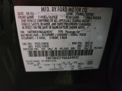 2006 Mercury Montego Premier   - Photo 15 - West Chester, PA 19382