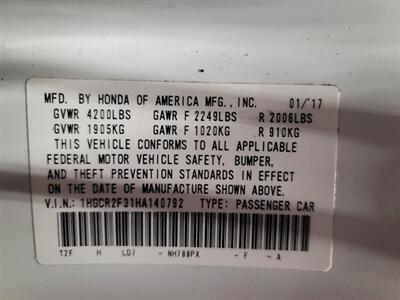 2017 Honda Accord LX   - Photo 22 - West Chester, PA 19382