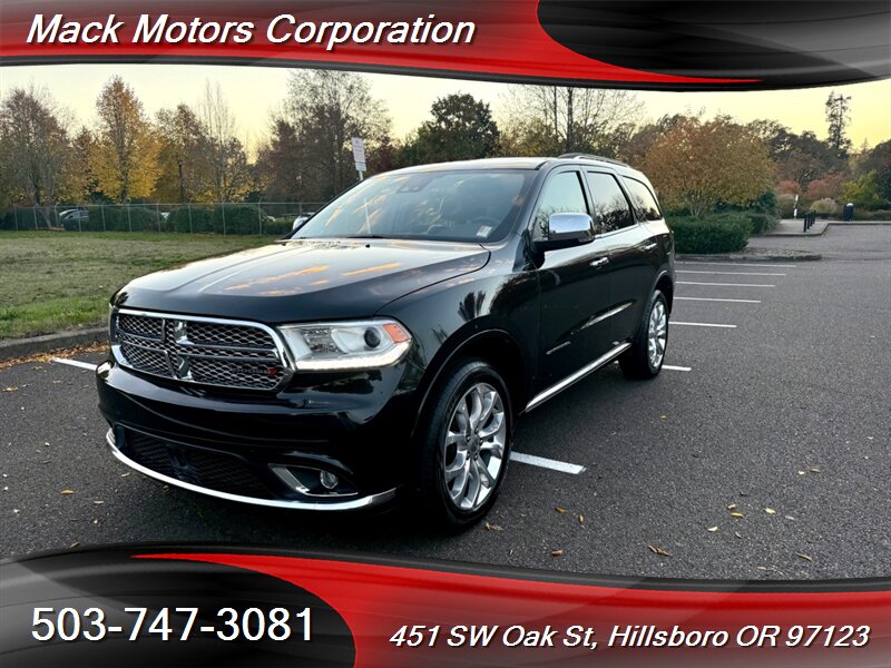 2016 Dodge Durango Citadel 3rd Row DVD's Loaded Navi back Up Cam   - Photo 1 - Hillsboro, OR 97123