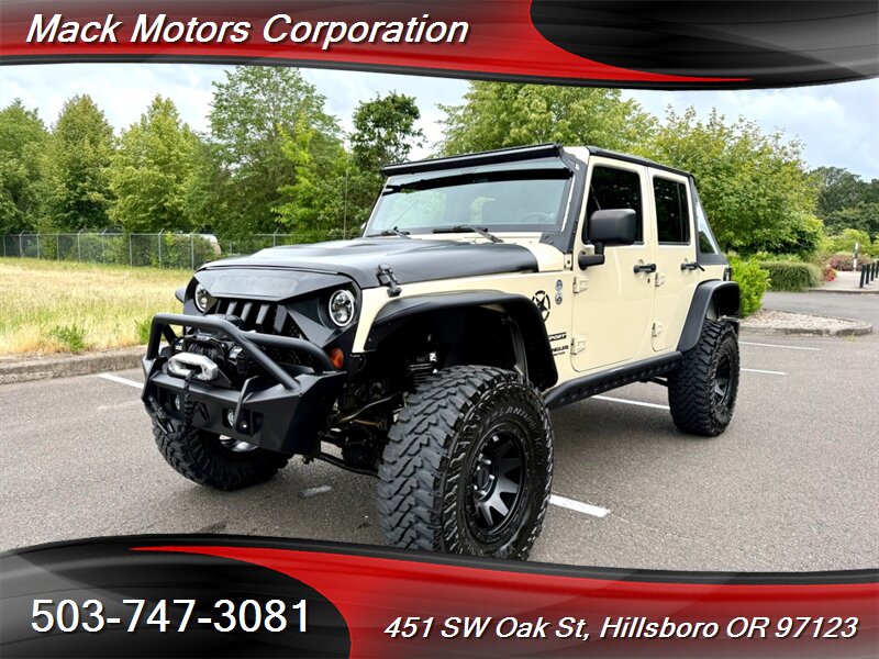2011 Jeep Wrangler Sport Unlimited Lifted 35s MTs Light Bar Winch   - Photo 1 - Hillsboro, OR 97123