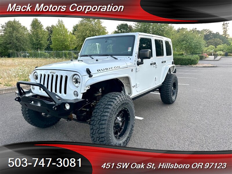 2014 Jeep Wrangler Rubicon Bumpers lifted Fuel Wheels 37'S MT's - Photo 1 - Hillsboro, OR 97123