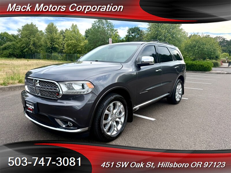 2016 Dodge Durango Citadel 3rd Row DVD AWD  
