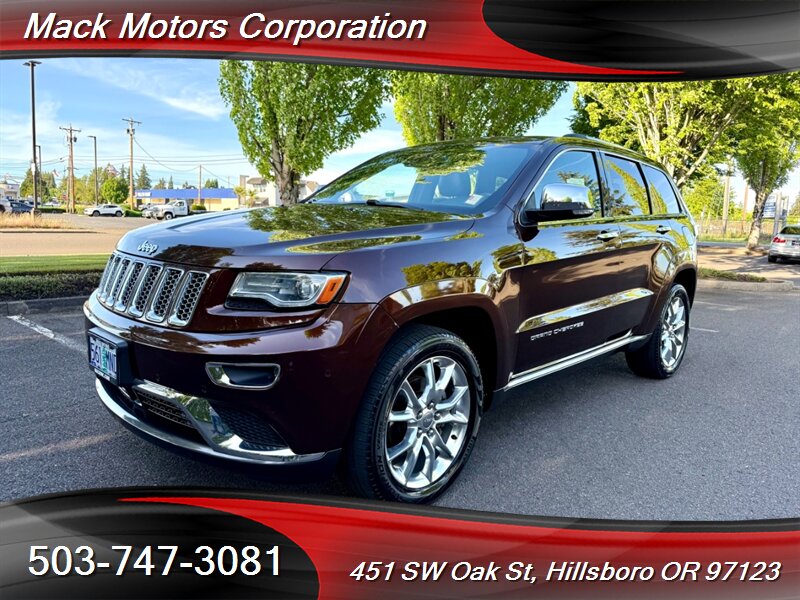 2014 Jeep Grand Cherokee Summit Dual Pano Roof Loaded Navi  AWD   - Photo 1 - Hillsboro, OR 97123