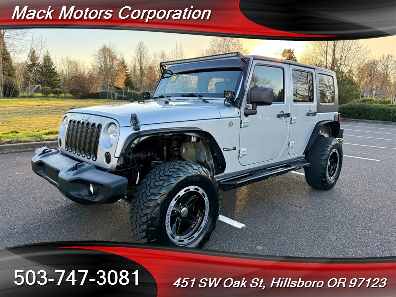 2010 Jeep Wrangler Sport 4 Door Automatic Hardtop MT's  