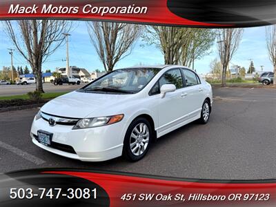 2007 Honda Civic LX Automatic 1 Owner 36MPG Sedan