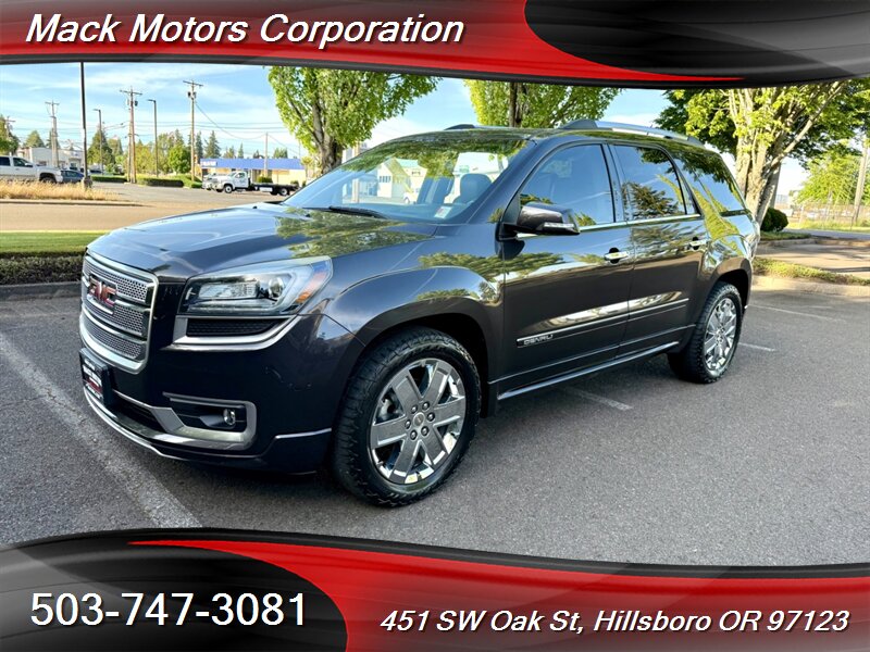 2016 GMC Acadia Denali Dual Roof 3RD Row Seat Back Up camera - Photo 1 - Hillsboro, OR 97123