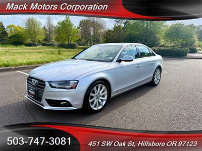 2013 Audi A4 2.0T quattro Premium AWD 1-Owner 67K Low Miles Sedan