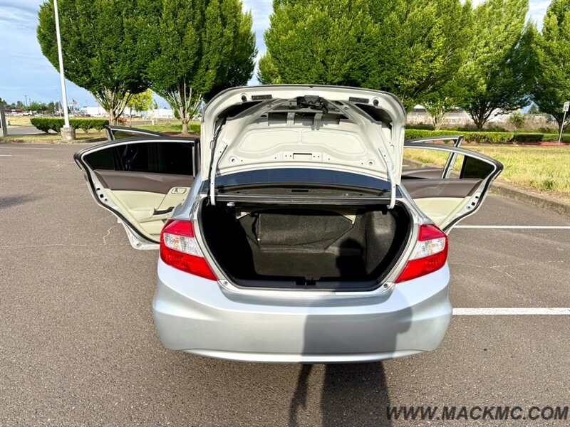 2012 Honda Civic LX Low Miles 2-Owner 39-MPG   - Photo 26 - Hillsboro, OR 97123