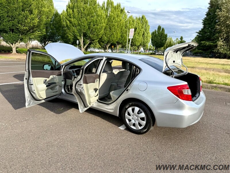 2012 Honda Civic LX Low Miles 2-Owner 39-MPG   - Photo 25 - Hillsboro, OR 97123