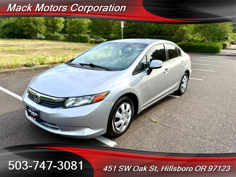 2012 Honda Civic LX Low Miles 2-Owner 39-MPG   - Photo 1 - Hillsboro, OR 97123