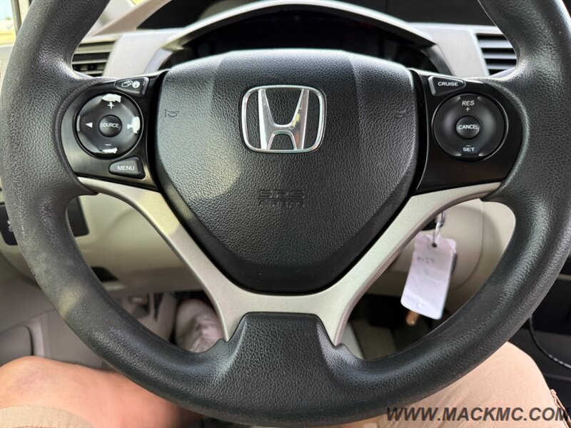 2012 Honda Civic LX Low Miles 2-Owner 39-MPG   - Photo 13 - Hillsboro, OR 97123